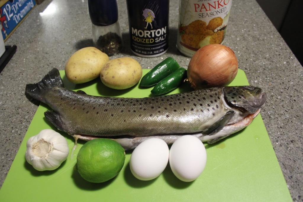 Ингредиенты для рыбных котлет