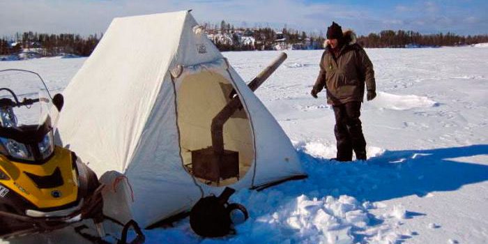 Зимняя палатка для рыбалки своими руками