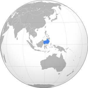 море Сулавеси на карте