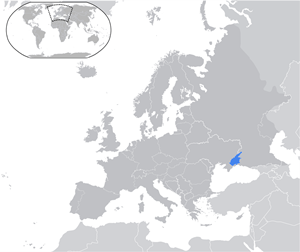 Азовское море на карте