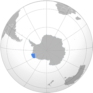 море Амундсена на карте