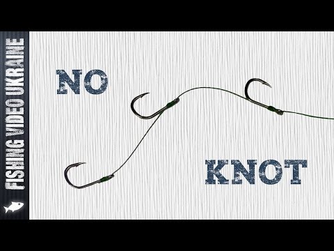 Как привязать крючок без узла (No-Knot) 