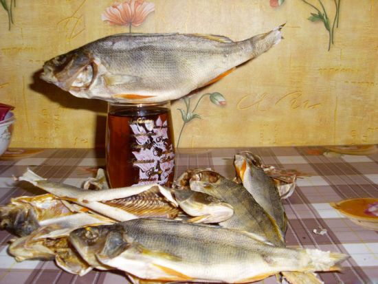 сушёные окуни