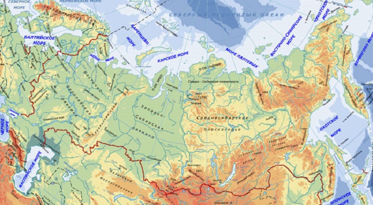 Карта подземных рек и озер