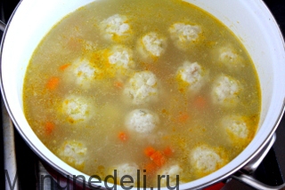 Картофельный суп с рыбными фрикадельками как в детском саду Картофельный суп с рыбными фрикадельками как в детском саду
