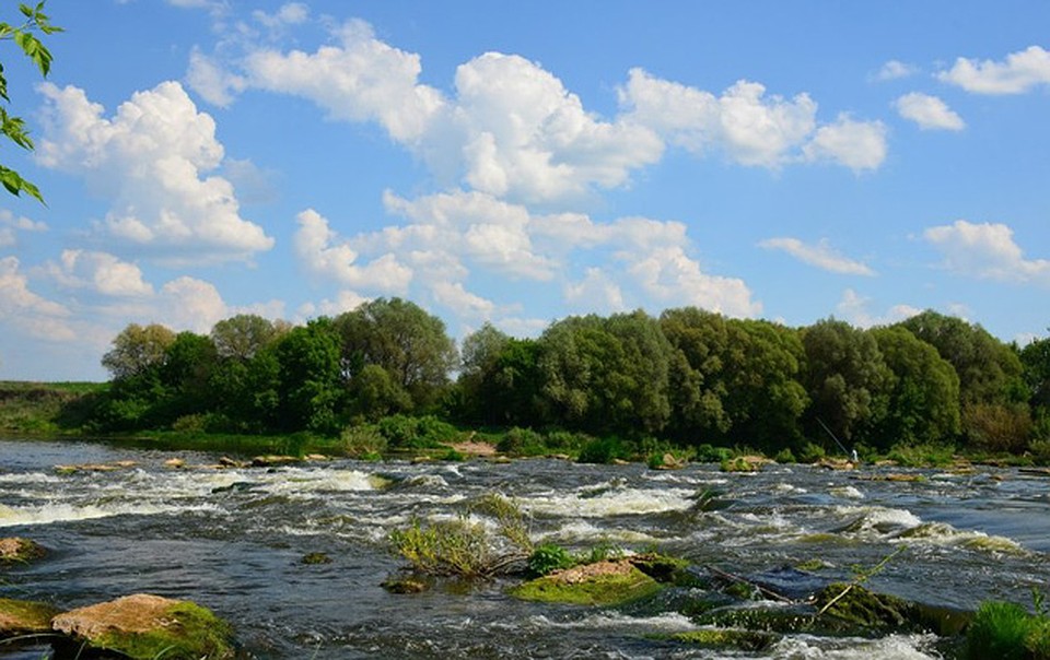 Пороги на реке Сосна 