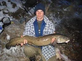 gear for catching burbot in the autumn